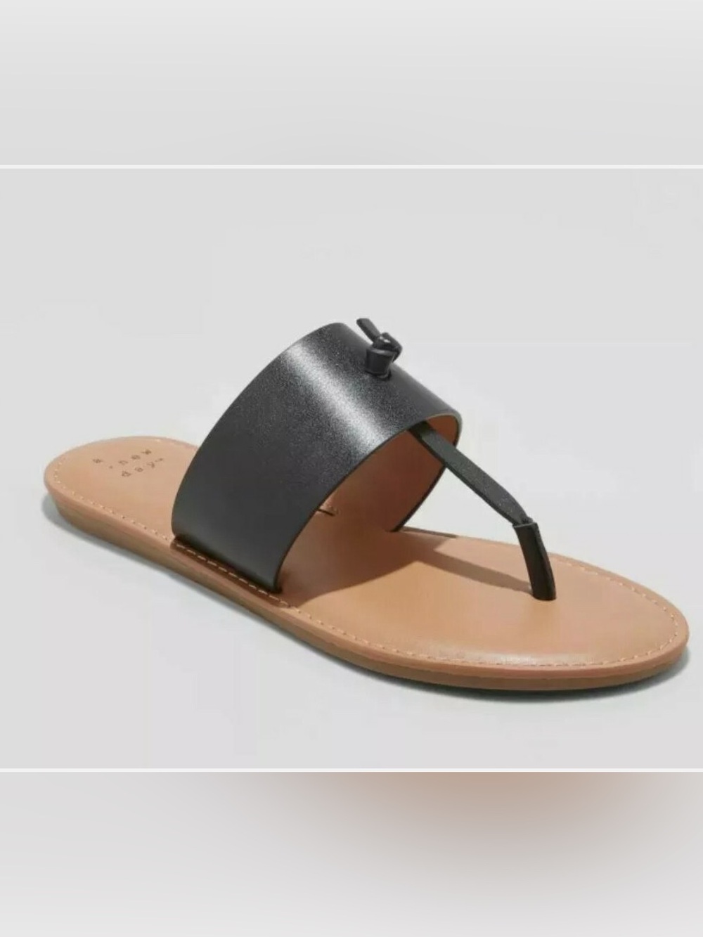 A new day Amelia Women’s Faux Leather Slide Sandals Size 9 NWT